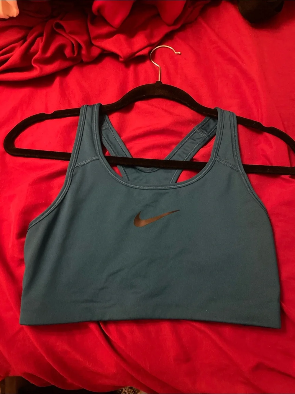 Nike Dri-FIT Teal Sports Bra - Medium